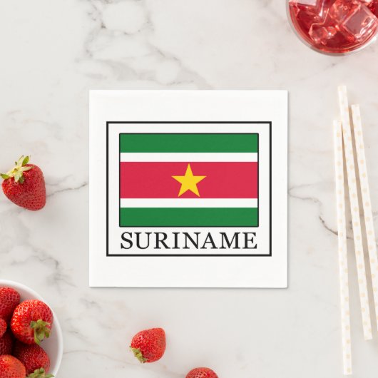 Suriname Serviette (Beispiel)