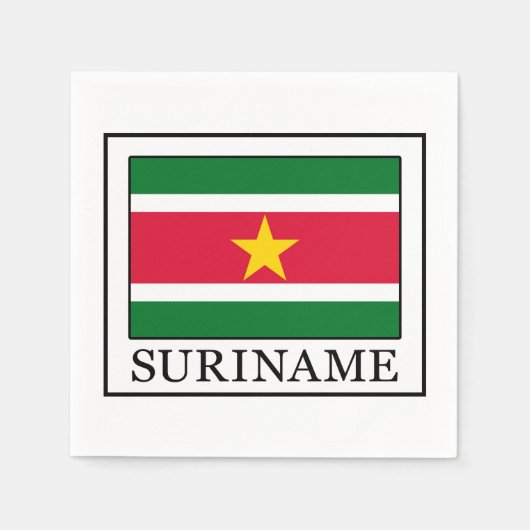 Suriname Serviette (Vorderseite)