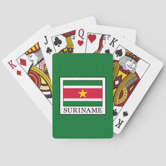 Suriname Spielkarten (Rückseite)
