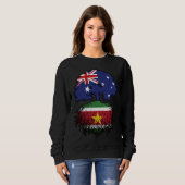 Suriname Surinamese Australian Australia Tree Root Sweatshirt (Vorne ganz)
