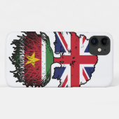Suriname Surinamese Britische Tree Roots Flag Case-Mate iPhone Hülle (Rückseite (Horizontal))