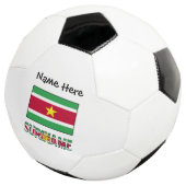 Suriname Surinamese Flag Personalisiert Fußball (Dreiviertel)