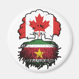 Suriname Surinamese Kanada Tree Roots Magnet