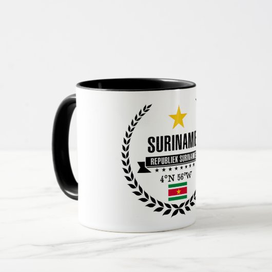 Suriname Tasse (Vorderseite Links)