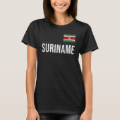 Suriname Women Men Kinder Suriname Flag Souvenir T-Shirt (Vorderseite)