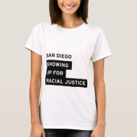 SURJ San Diego das T-Shirt weißer Frauen