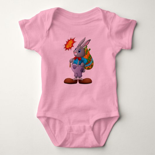 Surpirse Bunny Baby Strampler (Vorderseite)