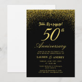 Surprise 50th Wedding Anniversary Einladung (Vorne/Hinten)