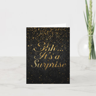 Surprise Birthday Confetti Invitation Elegant Secr Einladung