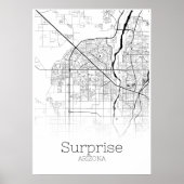 Surprise Map - Arizona - City Map Poster (Vorne)