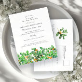 SURPRISE PARTY 55th Birthday December Birth Flower Einladungspostkarte