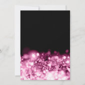 SURPRISE Photo 50th Birthday Hot Pink Midnight  Einladung (Rückseite)