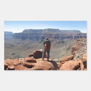 Surprise Valley Thunder River Trail Grand Canyon Rechteckiger Aufkleber