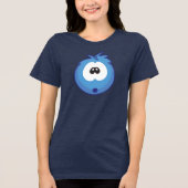 Surprised Blue Sneezie Tri-Blend Shirt (Vorderseite)