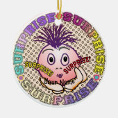 Surprised Face  Keramik Ornament (Vorne)