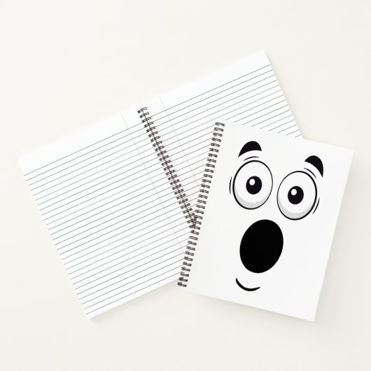 Surprised Face Notebook Notizblock (Innenseite)