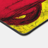 Surprised Woman in Pop Art Schreibtischunterlage (Ecke)