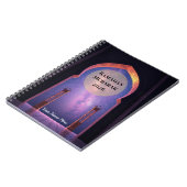 Surreal 3D Islamic Arch Night Notizblock (Linke Seite)