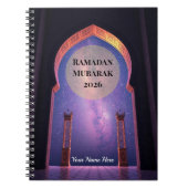 Surreal 3D Islamic Arch Night Notizblock (Vorderseite)