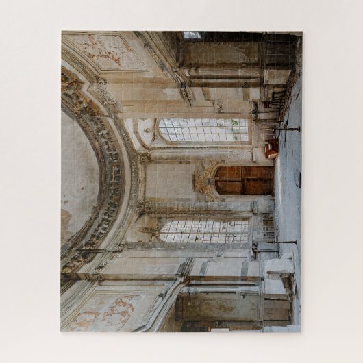 Surreal Abandoned Fantasy Chateau Eintritt Puzzle (Vertikal)