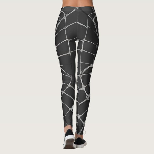 Surreal Abstract Portrait Leggings (Rückseite)