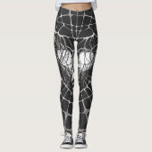 Surreal Abstract Portrait Leggings (Vorderseite)