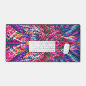 Surreal-Abstrakte Blätter für Wasserfarben Schreibtischunterlage (Tastatur & Maus)