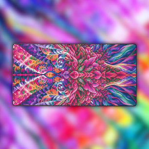 Surreal-Abstrakte Blätter für Wasserfarben Schreibtischunterlage