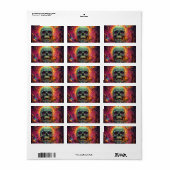 Surreal Adressaufkleber (Vorne)