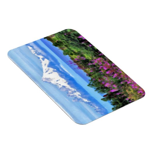 Surreal Alaskan Wilderness Gemälde Magnet (Rechte Seite)