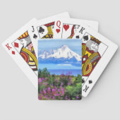 Surreal Alaskan Wilderness Gemälde Spielkarten (Rückseite)