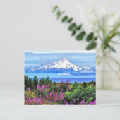 Surreal Alaskan Wilderness Postkarte (Stehend Vorderseite)