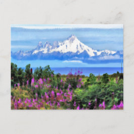 Surreal Alaskan Wilderness Postkarte
