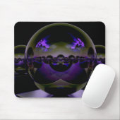 Surreal Alien Landscape - Seltsames Lila Licht Mousepad (Mit Mouse)