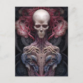 Surreal Anatomy Horror Sci-Fi Art Postkarte (Vorderseite)