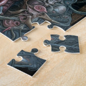 Surreal Anatomy Skull Horror Sci-Fi Art Puzzle (Seite)