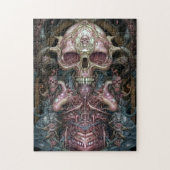 Surreal Anatomy Skull Horror Sci-Fi Art Puzzle (Vertikal)