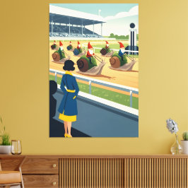 Surreal anthropomorphic animal leinwanddruck