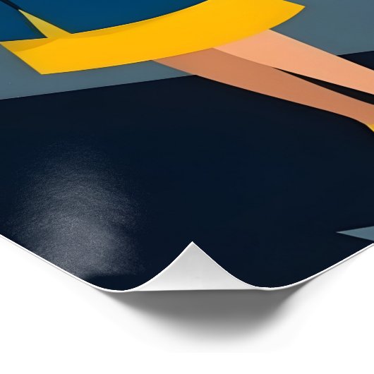 Surreal anthropomorphic animal poster (Ecke)