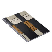 Surreal Architectural Labyrinth Abstract Spiral Notizblock (Rechte Seite)