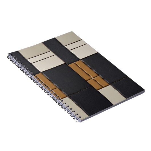 Surreal Architectural Labyrinth Abstract Spiral Notizblock (Rechte Seite)