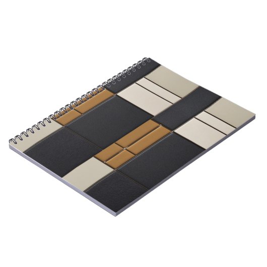 Surreal Architectural Labyrinth Abstract Spiral Notizblock (Linke Seite)