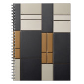 Surreal Architectural Labyrinth Abstract Spiral Notizblock (Vorderseite)