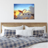 Surreal Art Canvas drucken "Leap of Faith" Leinwanddruck (Insitu (Schlafzimmer))