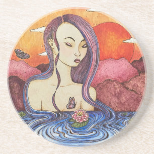 Surreal Art Sandstone Untersetzer