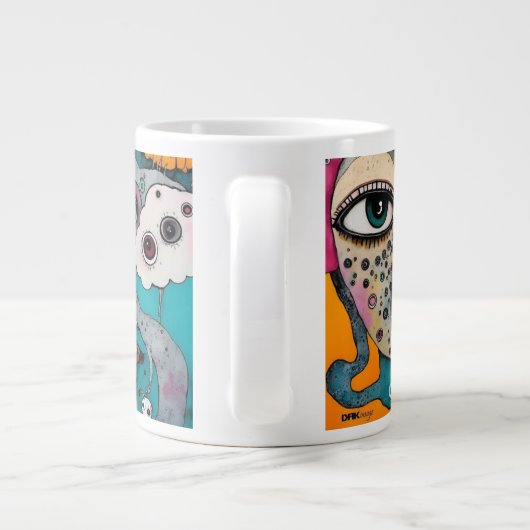 Surreal Art Tasse von DAKimage (Rückseite)