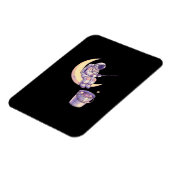 Surreal Astronaut Fishing for Stars Wall Art - Magnet (Linke Seite)