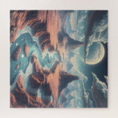 Surreal Ätherische Landschaft | Magische Welt Puzzle (Horizontal)