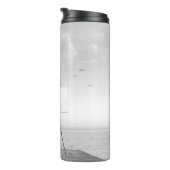 surreal auf einem c zeichnend Schwarzweißmaler Thermosbecher (Nach rechts gedreht)