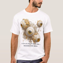 Surreal Barock Eyeballs mit Verziertem Gold T-Shirt